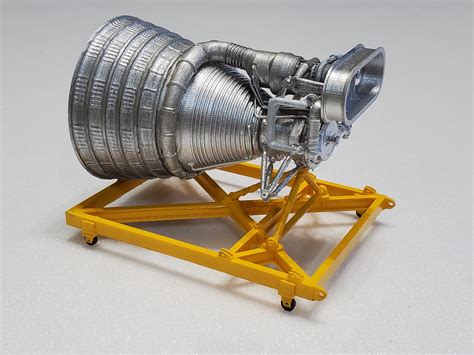 Free STL file Apollo F1 Rocket Engine on Stand 🚀・Model to download and ...