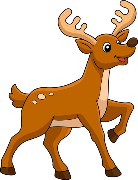 Christmas Reindeer Cartoon Colored Clipart 10789027 Vector Art at Vecteezy