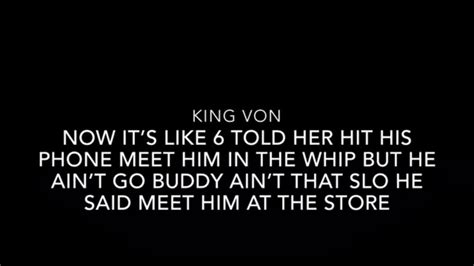 KING VON “CRAZY STORY” (LYRICS) - YouTube