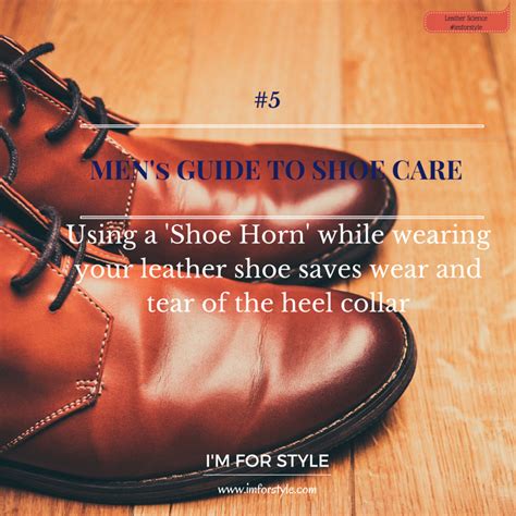 Science behind the Art of [Shoe Care] - I'M FOR STYLE