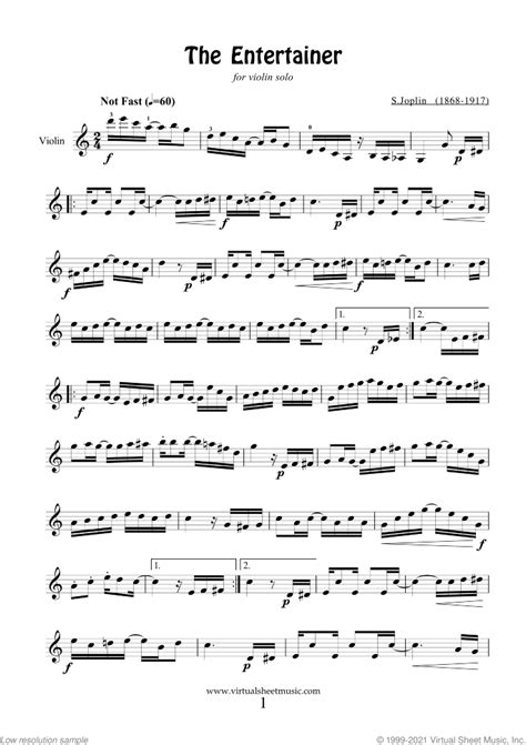 Violin Solo Sheet Music Free Printable - FREE PRINTABLE TEMPLATES