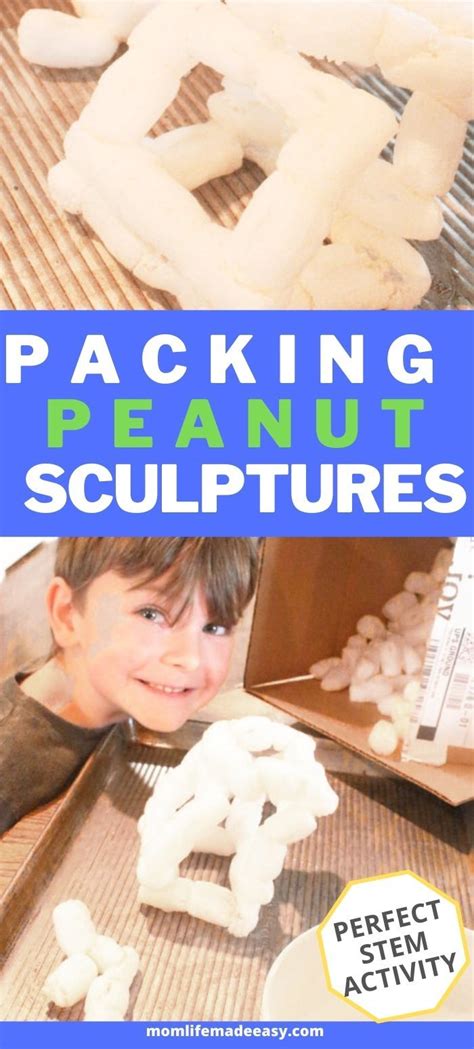 Recycle Packing Peanuts Craft - Mom Life Made Easy | Packing peanuts ...