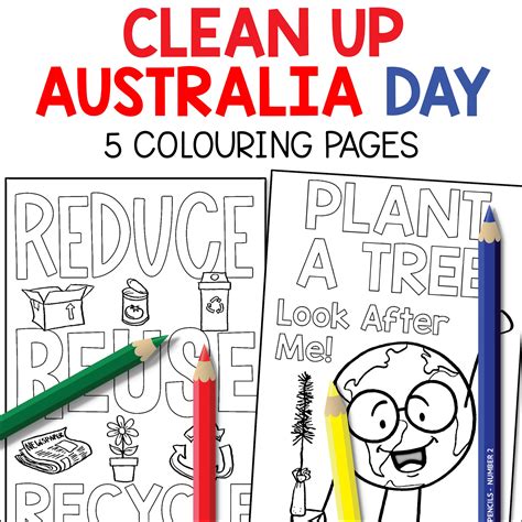 Clean Up Australia Day Colouring Pages - Caring For The Environment ...