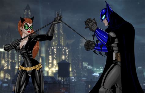 Catwoman vs Batman by jedijorel on DeviantArt