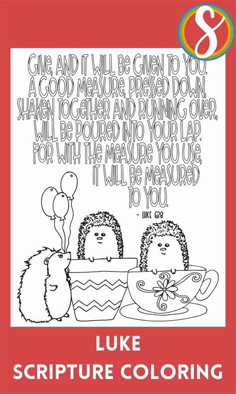 Free Luke - Scripture Coloring Pages — Stevie Doodles