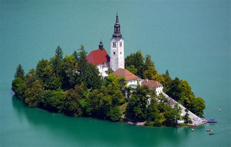 Visit And Explore The Church On An Island In Lake Bled, Slovenia