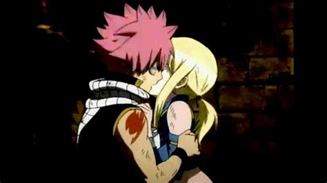 Natsu and Lucy kiss - NaLu [Fairy Tail] FANMADE - YouTube