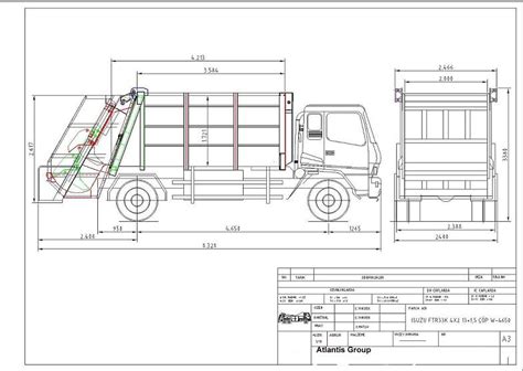 Garbage truck, Blueprints, Trucks