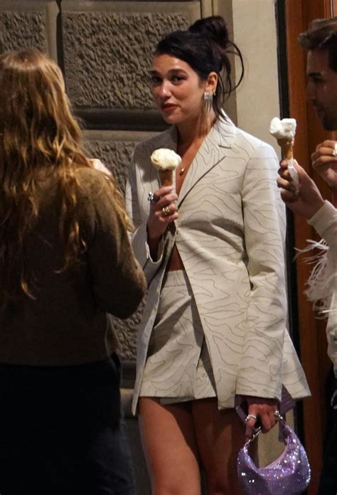 DUA LIPA Out for Ice Cream in Florence 05/30/2022 – HawtCelebs