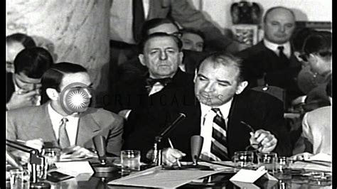 The Army-McCarthy hearings held by the United State's Senate's ...