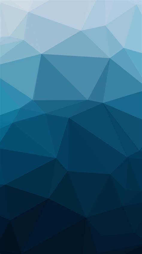 Blue Geometric Phone Wallpapers - Top Free Blue Geometric Phone ...