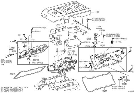 TOYOTA TUNDRA Engine Cover. 5.7 LITER - 112090S011 | Toyota Parts ...