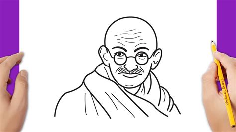 Top 999+ gandhi drawing images – Amazing Collection gandhi drawing ...