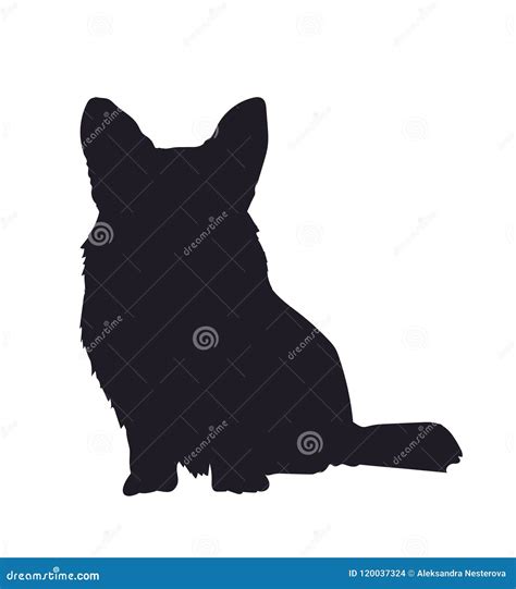 Dog Sitting, Silhouette, Vector Stock Vector - Illustration of game ...