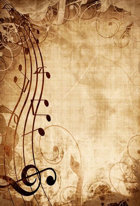 Shop for Old music sheet with Musical Notes Wallpapers in Music Theme ...