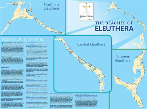 Eleuthera Beach Map - Small