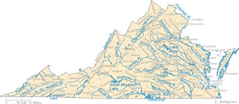 Map of Virginia