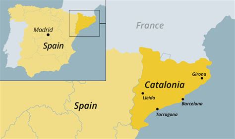 Catalonia map: Where is Catalonia and why has it declared independence ...