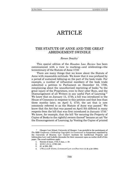 4174 the statute of anne and the great abridgement swindle - 793 ...