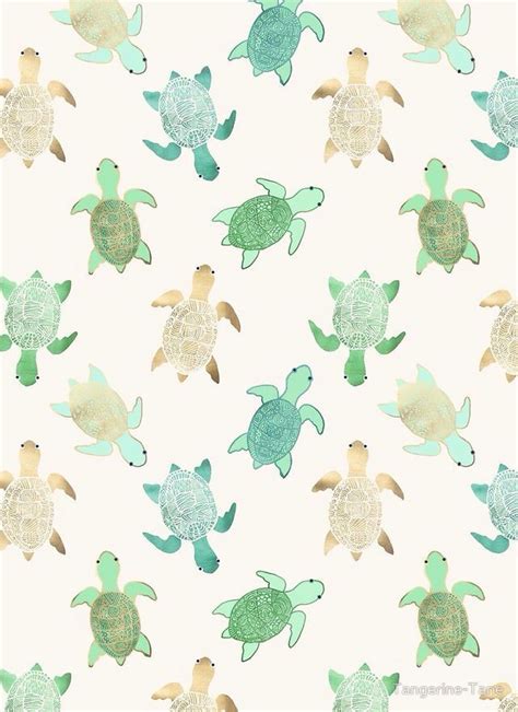 Turtles | Turtle wallpaper, Pattern wallpaper, Cute wallpapers