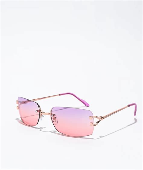 Y2K Pink & Purple Sunglasses