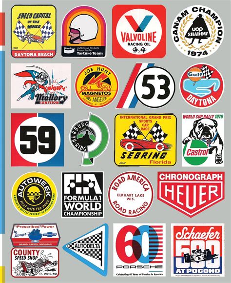 Racing Stickers, Car Stickers, Vintage Racing, Vintage Cars, Vintage ...