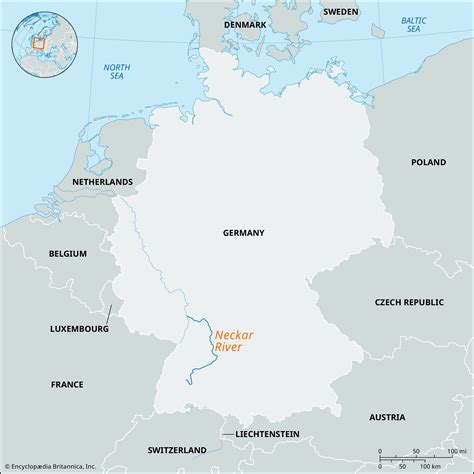 Neckar River | Germany, Map, Length, & Facts | Britannica