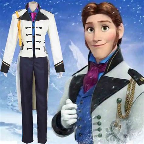 Sale Froze Prince Hans Costume Snow Prince HANS Suits Role Play Full ...