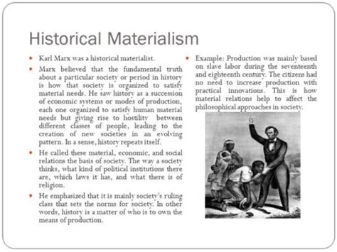 HISTORICAL MATERIALISM – KARL MARX (KEY POINTS TO REMEMBER) - Achievers ...