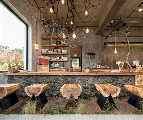 Cafe that Resembles Jeju Island / STARSIS Rustic Restaurant Interior ...