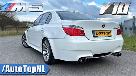 BMW M5 E60 V10 | REVIEW on Autobahn by AutoTopNL - YouTube