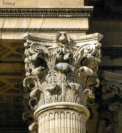 Corinthian capital in the Pantheon (St. Genevieve), Paris | Коринфский ...