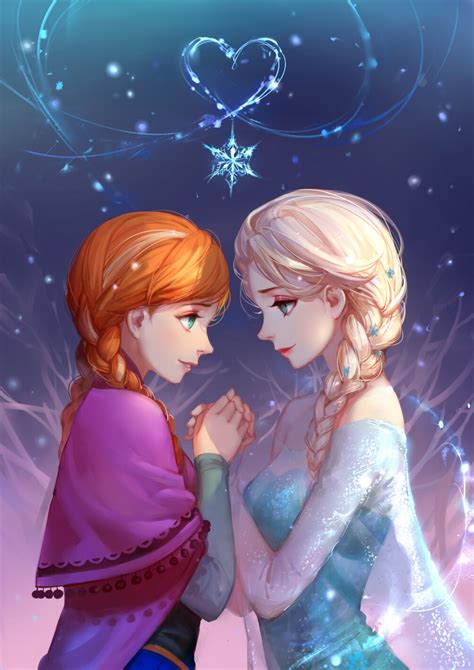 Anna and Elsa - Princess Anna Fan Art (36881839) - Fanpop