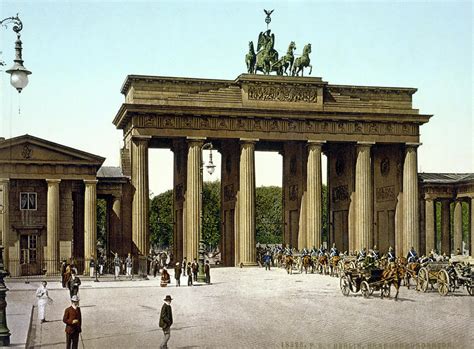 Brandenburg Gate, C1895 Painting by Granger