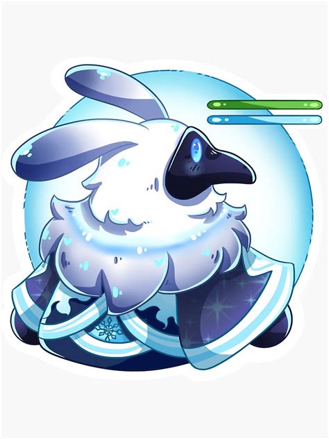 "Cryo Abyss Mage Chibi" Sticker for Sale by DoodlePalace | Redbubble