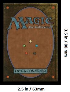 MTG Card Size: What Are The MTG Card Dimensions? - Card Game Base