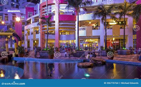 Libis, Quezon City, Philippines - Eastwood City Mall, Nighttime Scene ...