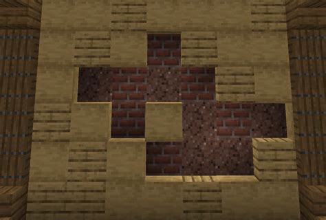 Adding brick walls to a full-block wall make it look like the first ...