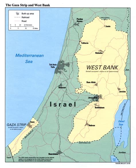 Ramallah Map - Palestine