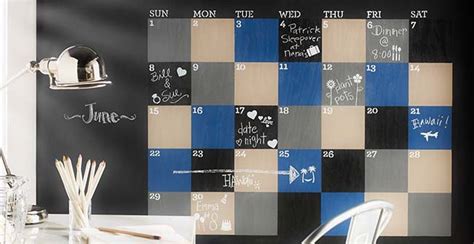 Chalkboard Wall Calendar | FaveCrafts.com