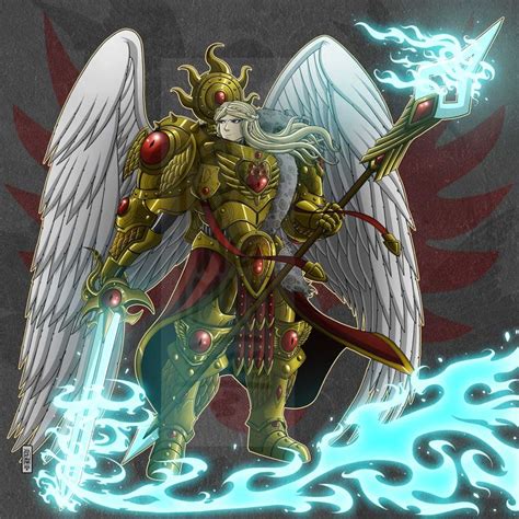 Sanguinius, Primarch of the Blood Angels, Charles Bautista | Warhammer ...