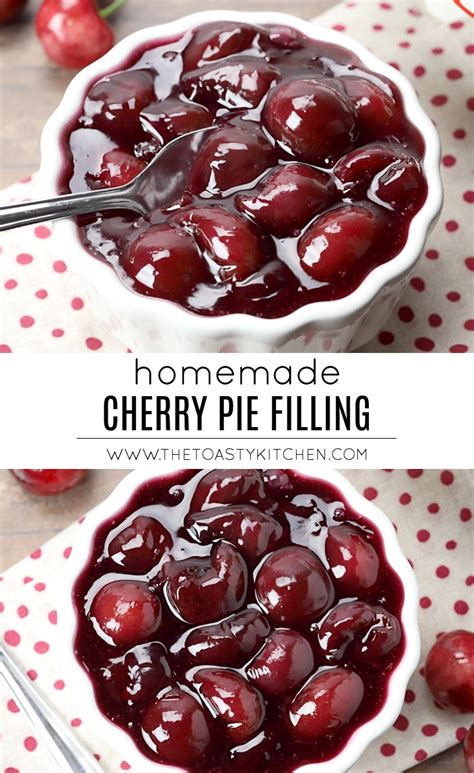 Homemade Cherry Pie Filling - The Toasty Kitchen