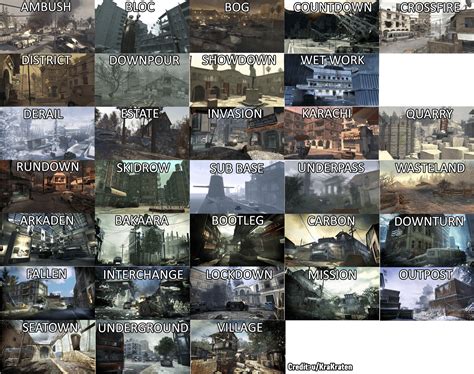 MW2CODHUB via Twitter: Every base map that hasn't returned from the OG ...