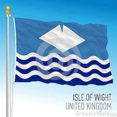 isle-wight-official-flag-uk-vector-illustration-territorial-symbol ...