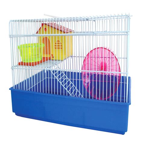 YML 2 Level Blue Hamster Cage | Petco