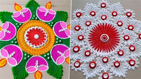 Laxmi Puja 2022 Rangoli Designs: Mark Goddess Lakshmi’s Arrival on ...