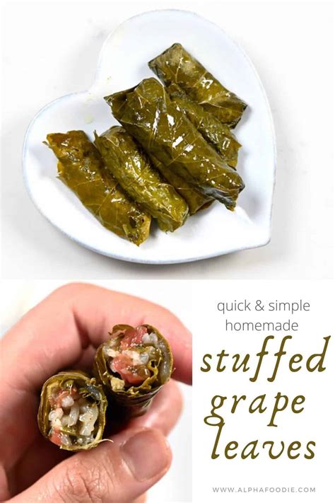 Best Stuffed Grape Leaves (Dolmas) - Alphafoodie