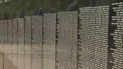 Replica of Vietnam Veterans Memorial Wall on display in Peoria | FOX 10 ...