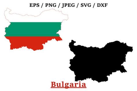 Bulgaria National Flag Map Design Graphic by terrabismail · Creative ...