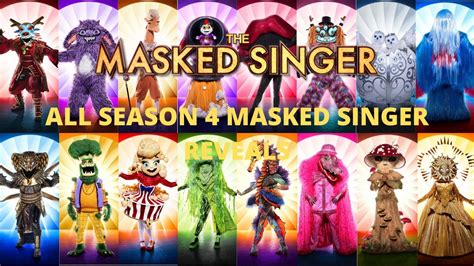 All Masked Singer Reveals (Season 4) | The Masked Singer USA Chords ...